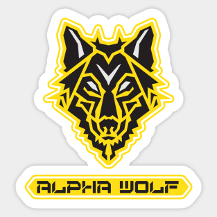 Alpha Wolf Sticker